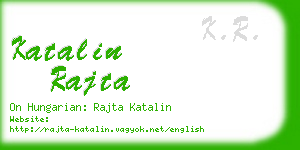 katalin rajta business card